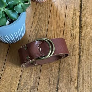 Abercrombie & Fitch brown leather belt